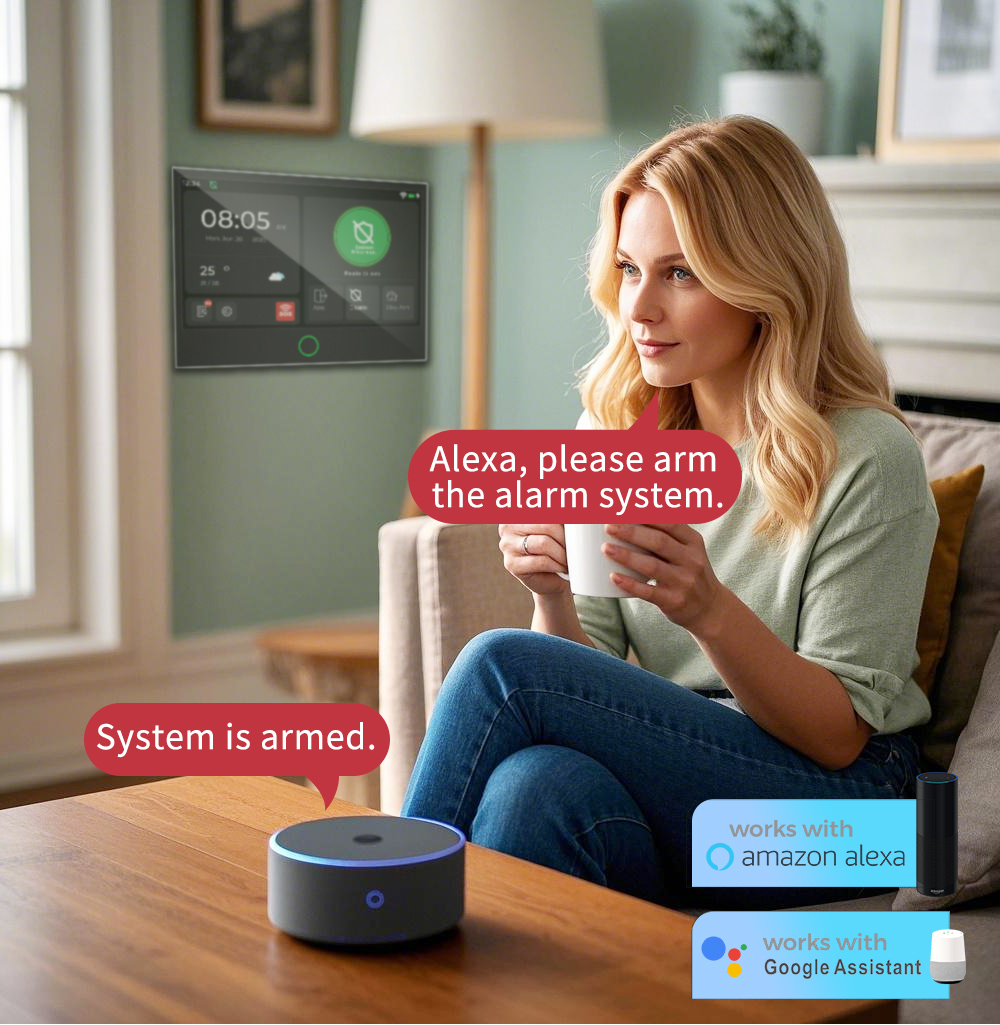 Smart Home Control - 2026年新型 2025 スマートホームアラームシステムセット G74 プロテクション Tuya