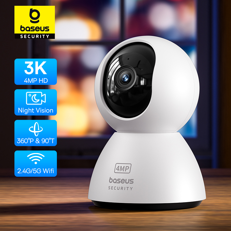 Eufy Camera E220 - Baseus-インテリジェントセキュリティカメラWiFi5G,4MP IPカメラ,屋内および家庭用保護,高透明度3k,双方向オーディオ