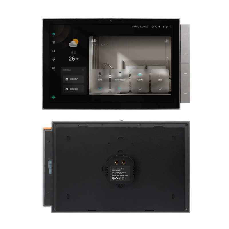 Smart Home Touchscreen Control Panel - Tuya 10.1インチ TPA10-M2E スマート音声制御ホームオートメーションコントロールパネル多機能壁掛けタッチスクリーンZigbeeゲートウェイ