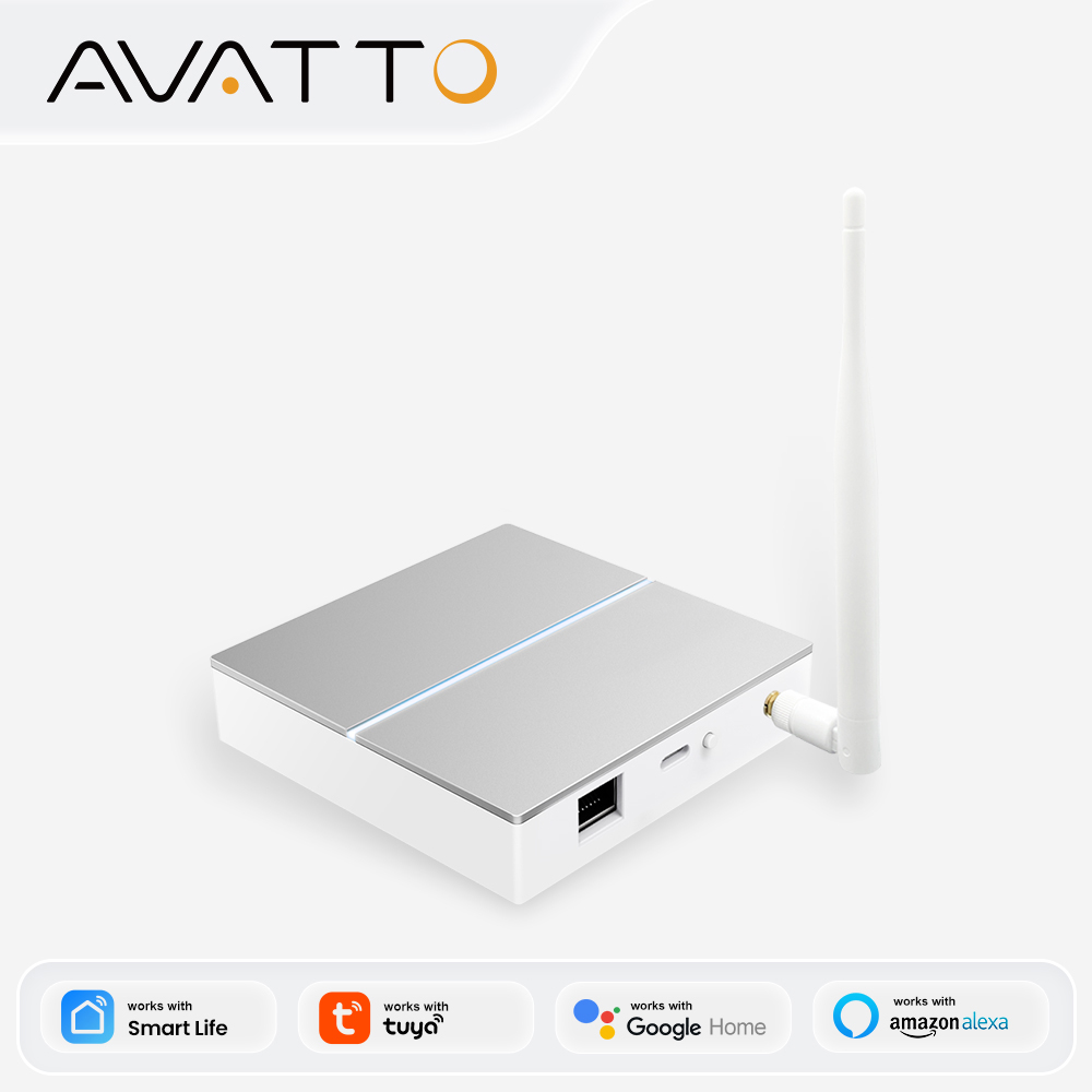 Smart Home Registration - AVATTO Tuya Zigbee スマート有線ゲートウェイハブ（信号アンテナ付き）、スマートホームブリッジワイヤレス（アプリ対応、Alexa、Google Home連携）