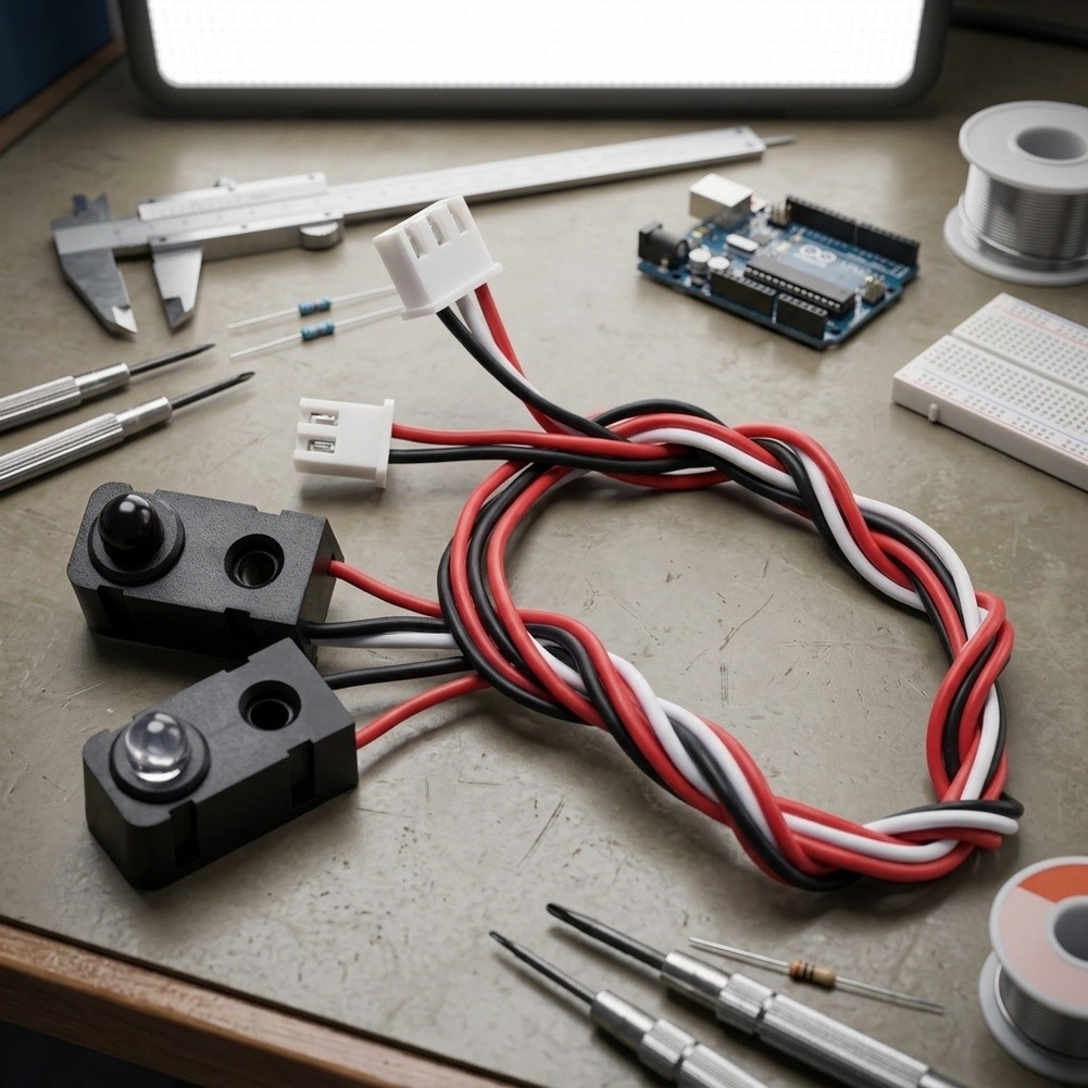 Home Automation Kit - 4ペア赤外線ビームセンサーキット スルービームIRスイッチ 5V DC スマートホームオートメーションセキュリティシステムおよびDIYロボティクスプロ用