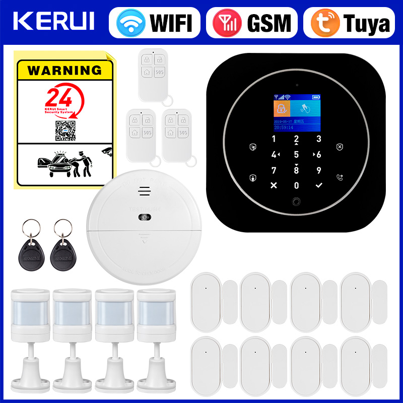 Home Automation Kit - KERUI G12 ワイヤレス Tuya ホーム警報システムキット WiFi