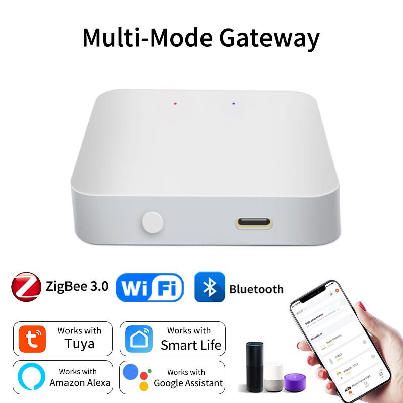 Smart Home Hub Ikea - Tuyaスマートマルチモードゲートウェイ/BluetoothゲートウェイハブブリッジスマートホームコントロールスマートライフアプリAlexa Google Home音声コントロール