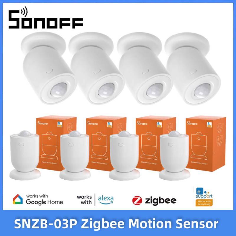 Smart Home Hub - SONOFF SNZB-03P Zigbeeモーションセンサー ホームセキュリティ ローカルスマートシーン連携 EWeLinkアプリ