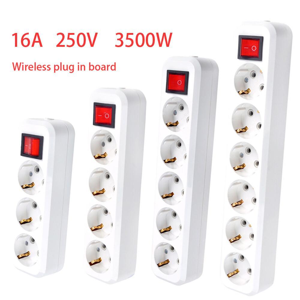 Smart Power Strip - EU-ヨーロッパのプラグ,ACソケット,オン/オフボタン,ホームおよびオフィス用,アダプター,ヨーロッパ標準,4グリッド,5グリッド