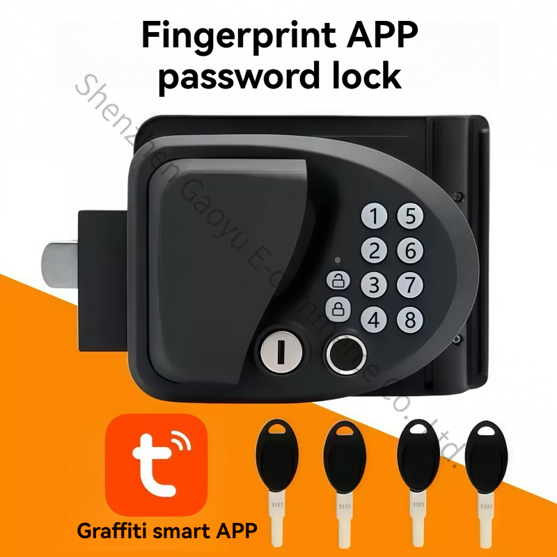 Smart Door Lock - RVドアロック RV指紋パスワードロック 中ドアドアリモコン スマートロック