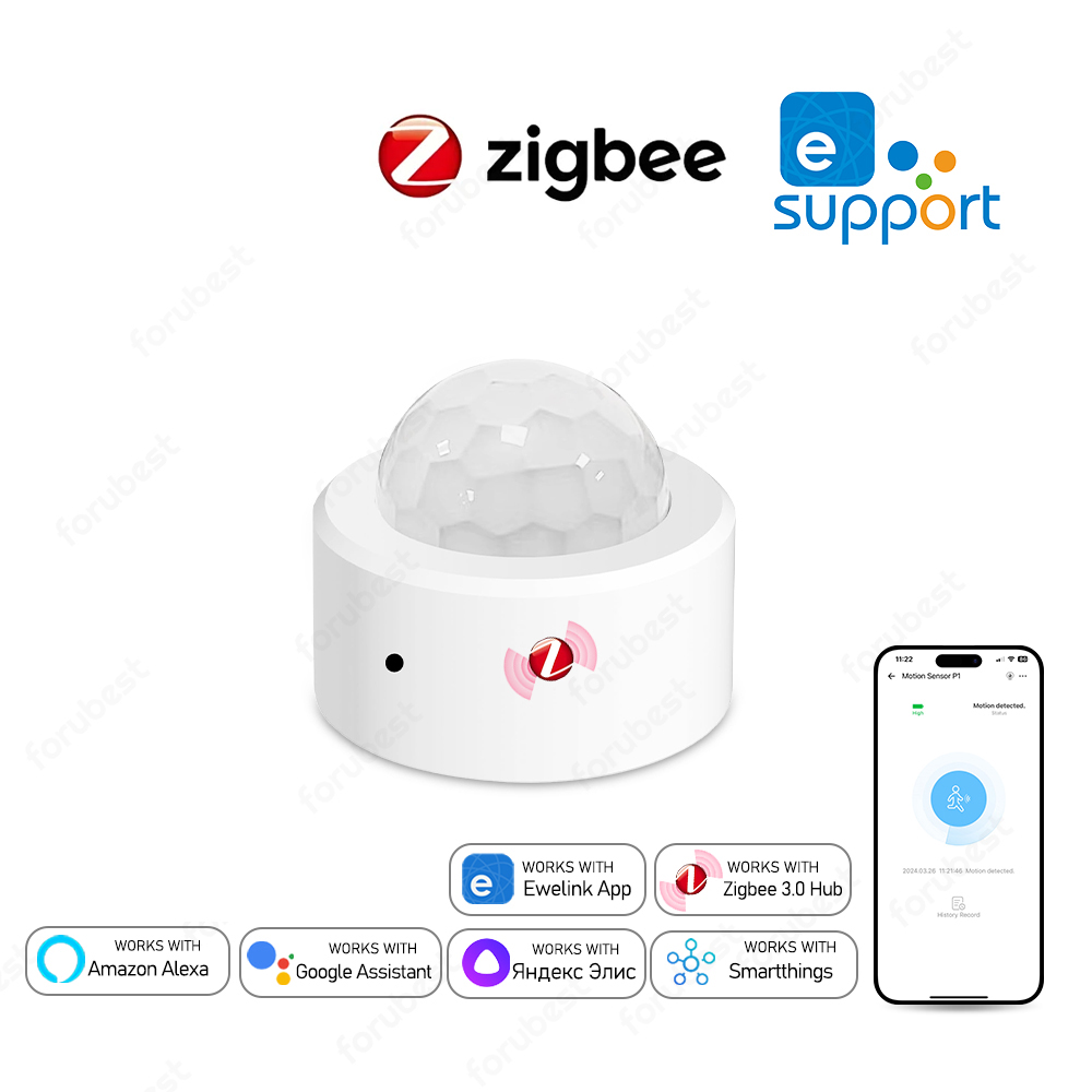 Smart Home Hub - Zigbee 3.0 人感センサー PIR 赤外線検出器 スマート
