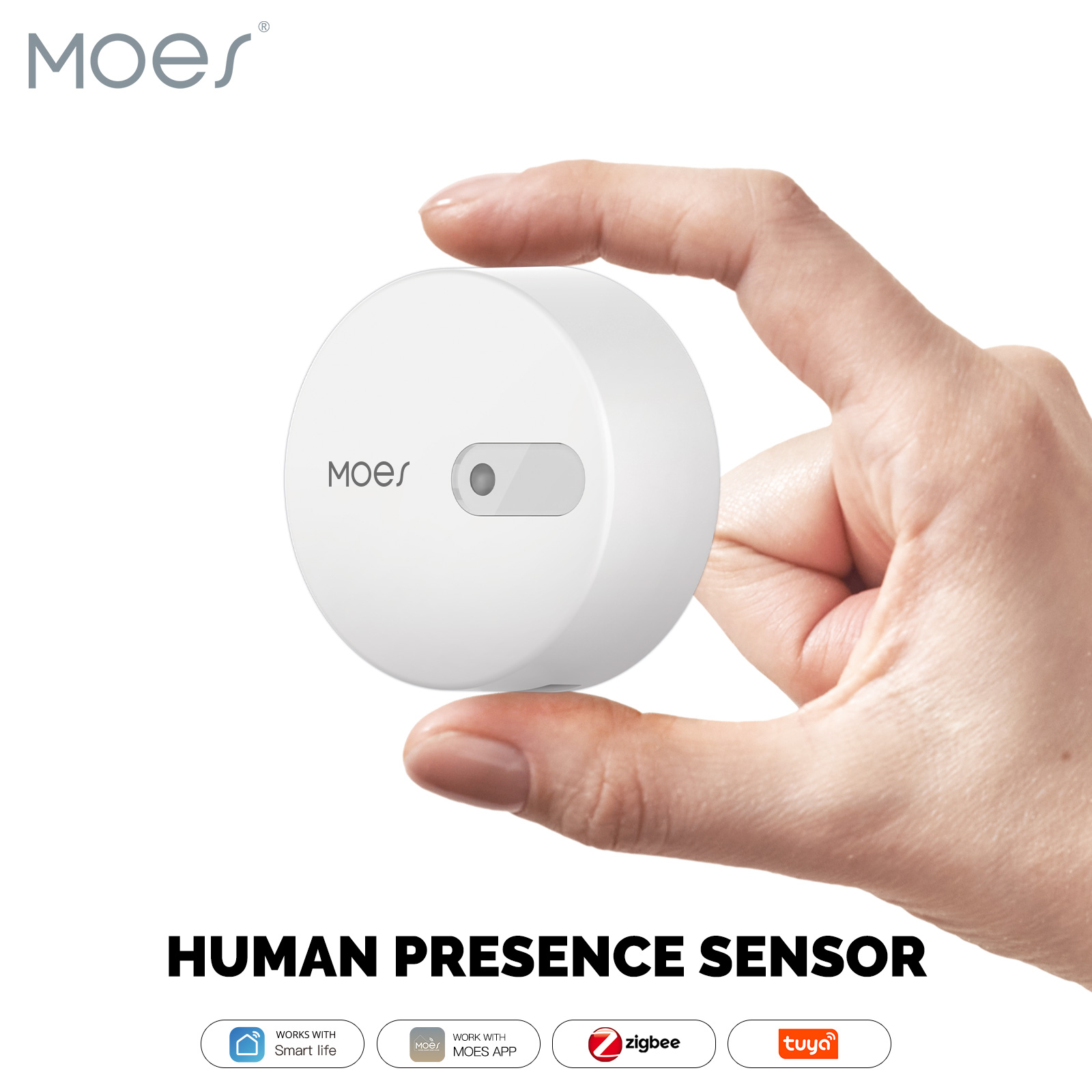 Smart Home Moes - Tuya-zigbee-人体存在センサー,レーダー,波検出,家庭用セキュリティ,スマート人体は存在します