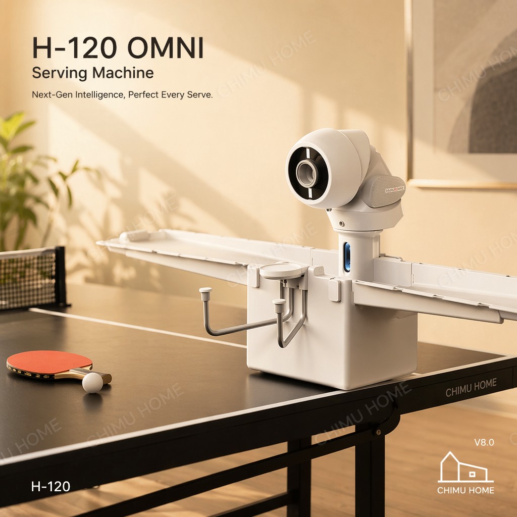 Smart Home Control - 【CHIMU HOME】OMNI スマート卓球サーブマシン APP制御 プロ仕様 プログラム可能な卓球トレーナー