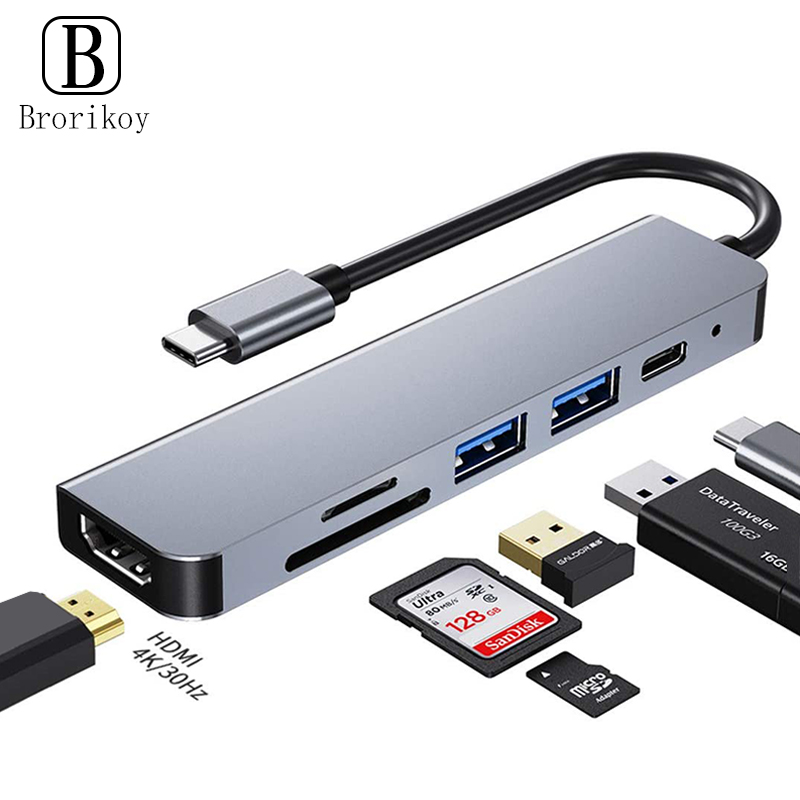Smart Home Hub - 6 in 1 PD Type Cドッキングステーション