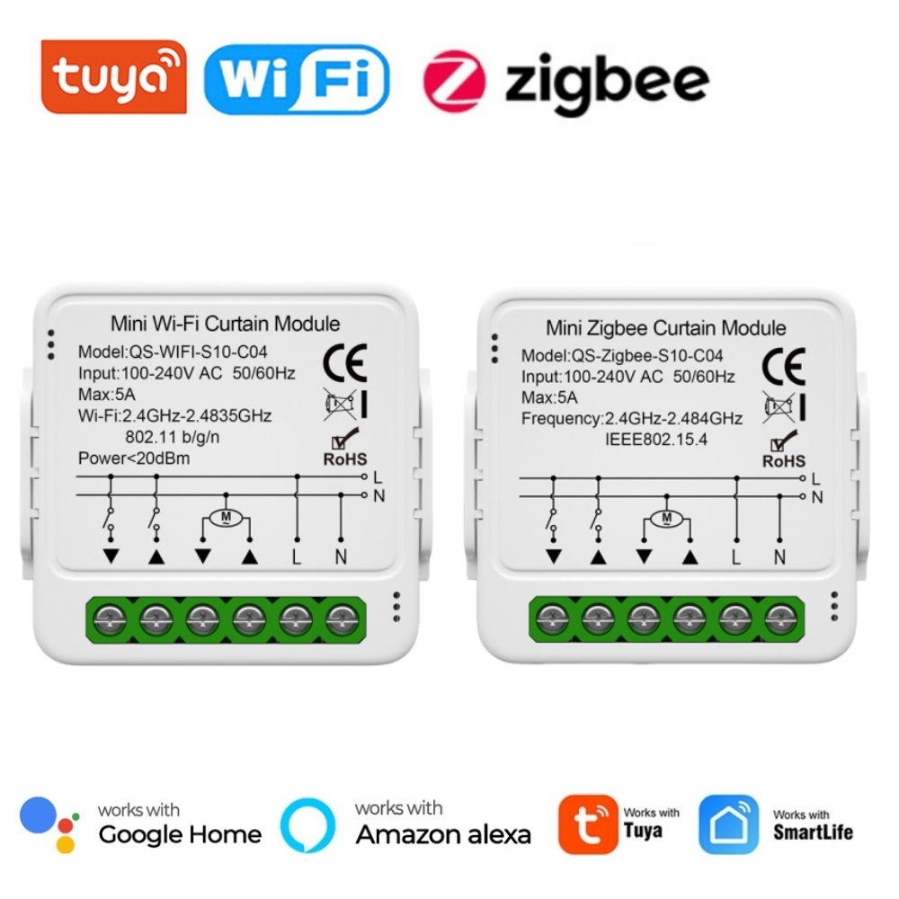 Home Automation Kit - Tuya WiFi Zigbee スマート カーテン スイッチ