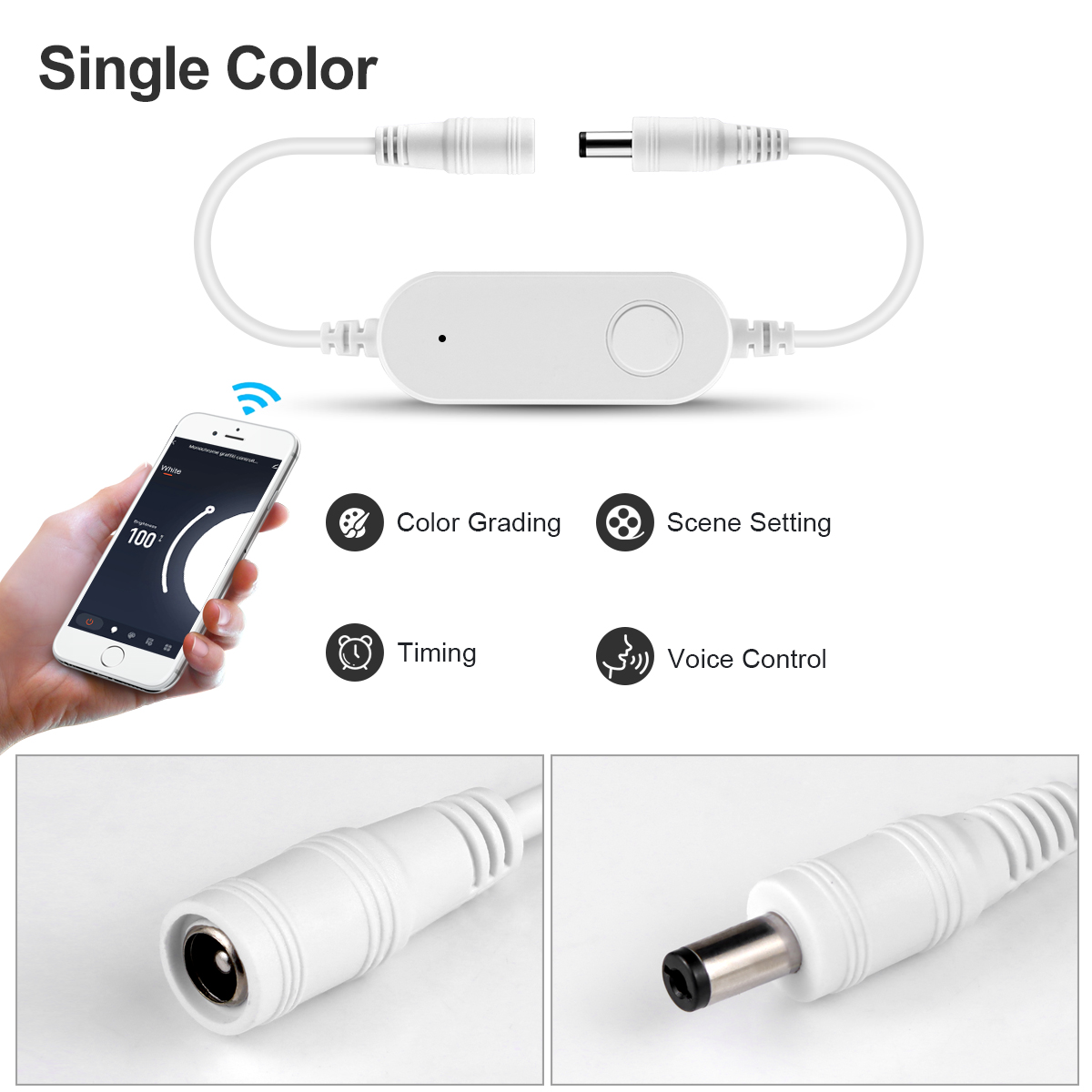 スマートホーム用RGBLEDストリップコントローラー,wif - Smart Power Strip のレビューと価格