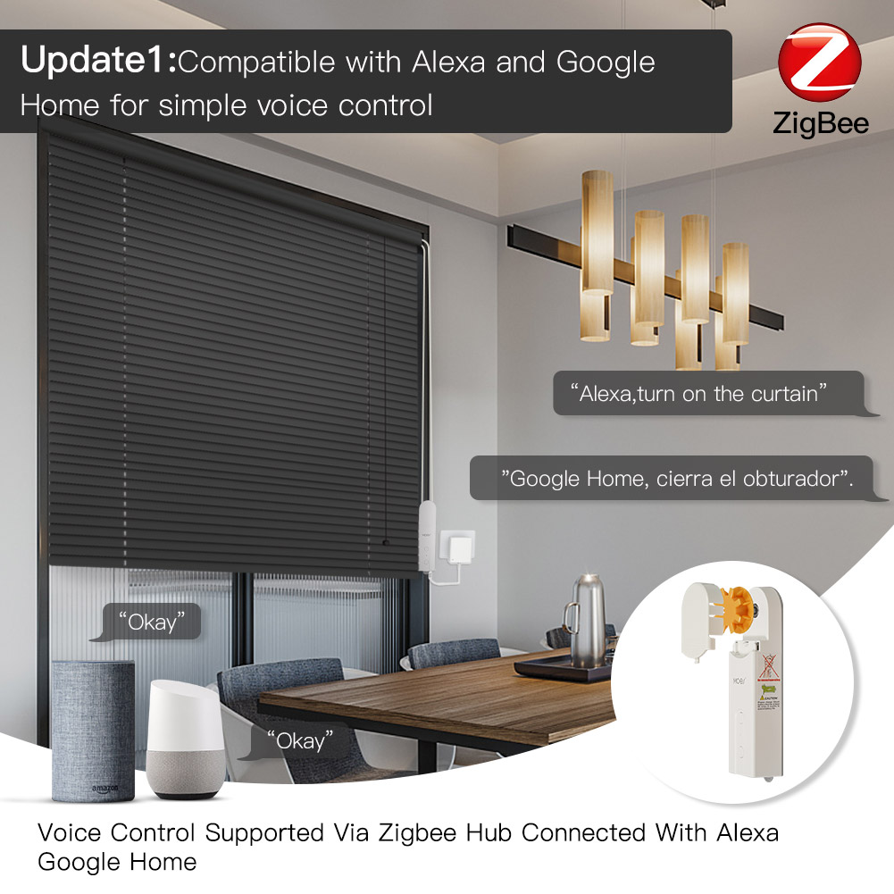MOES ZigBee スマート DIY 電動ローラーブライ - Smart Home Registration のレビューと価格