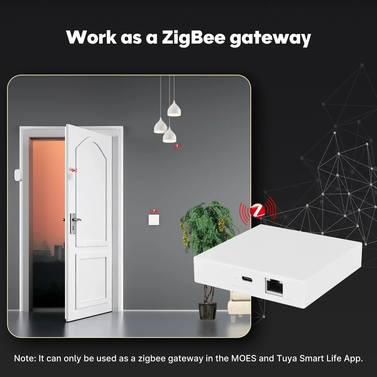 MOES Tuya Zigbee Matter Thread - Smart Home Hub Ikea のレビューと価格