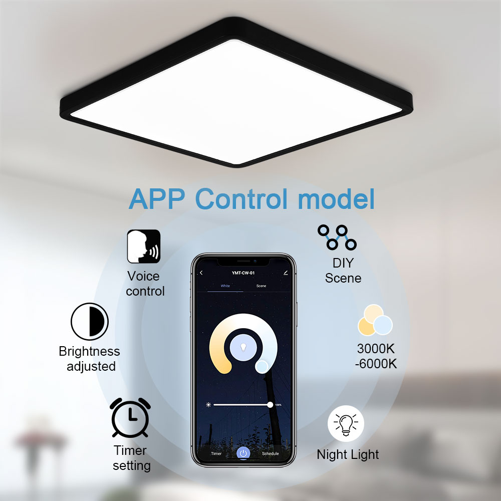 インテリジェントLEDシーリングライト,モダンなデザイン,屋 - Smart Home Touchscreen Control Panel のレビューと価格