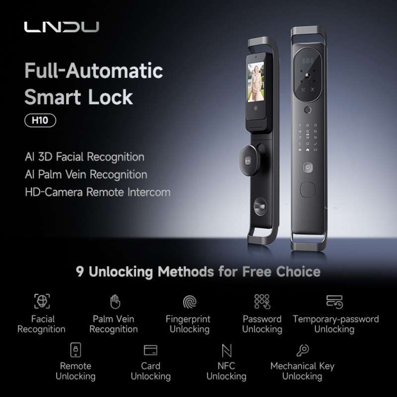 【2026】LNDU H10 ビジュアルデュアルカメラ搭載  - Smart Door Lock のレビューと価格