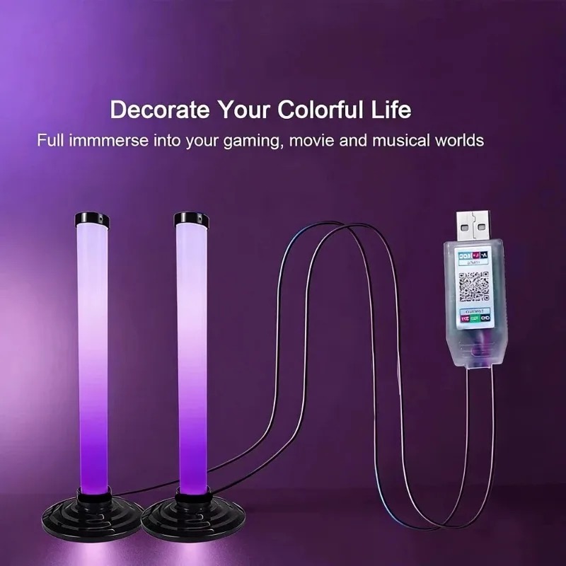 RGB LEDライトバー USB給電式、スマートTVアンビエ - Smart Home Control のレビューと価格