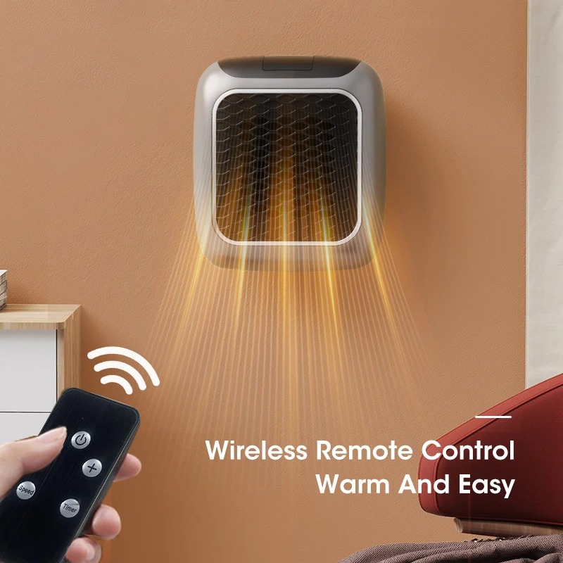 PTCセラミックヒーター 壁掛け デスクトップ ポータブル  - Smart Bathroom Fan のレビューと価格