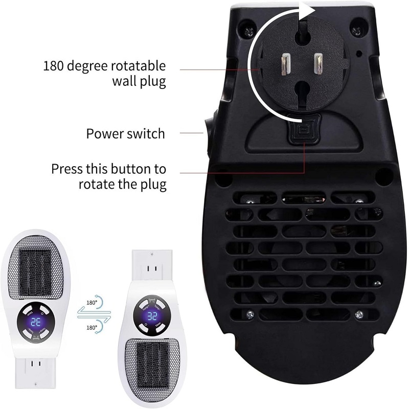 エコプラグイン電気壁コンセント、エネルギー効率の高いスペース - Smart Bathroom Fan のレビューと価格