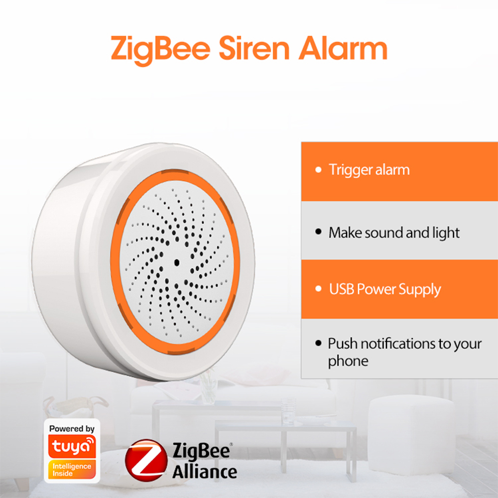Coolcam Tuya Zigbee スマート サイレン  - Smart Home Registration のレビューと価格