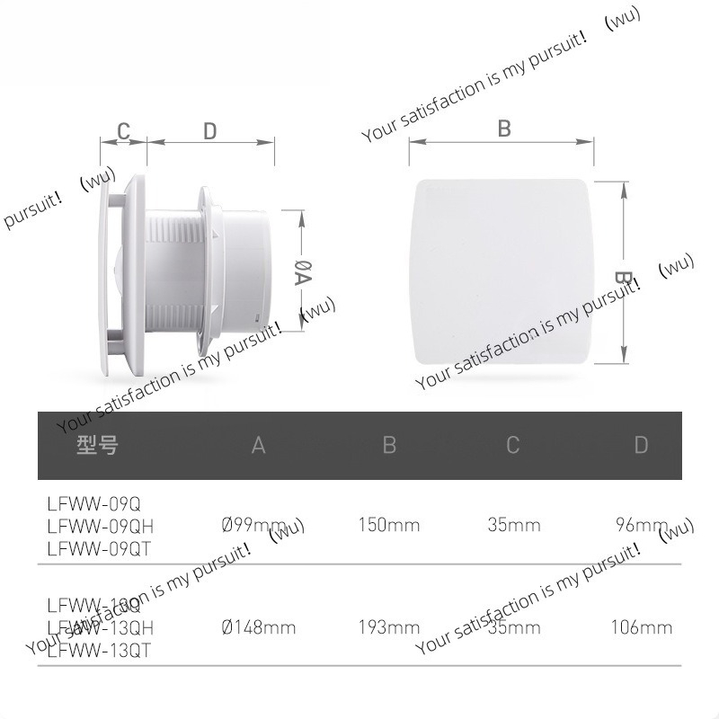 ZOCIスマート窓換気扇湿度トイレ浴室埋め込み排気ファンホテ - Smart Bathroom Fan のレビューと価格