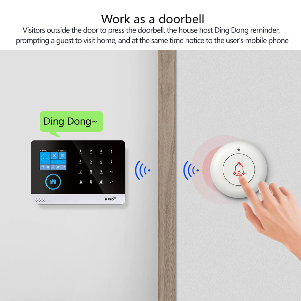 4G GSM Wifi ワイヤレスホームアラームシステム T - Home Automation Kit のレビューと価格