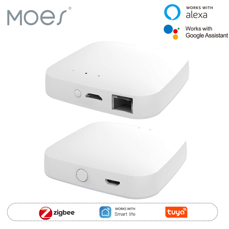 MOES Tuya ZigBee3.0 スマート ハブ、ワイ - Smart Home Hub Ikea のレビューと価格