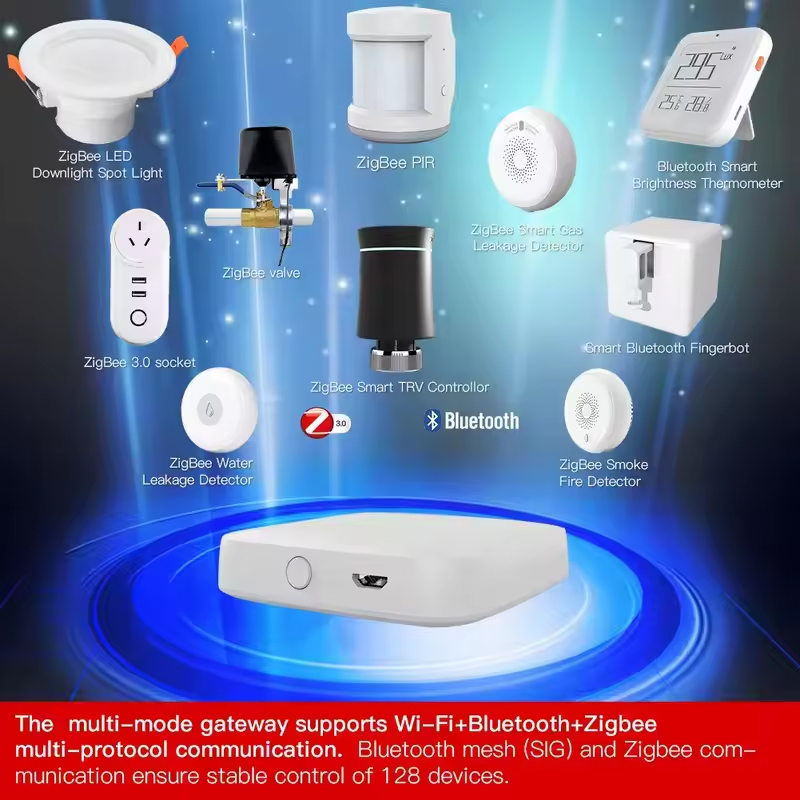 MOES Tuya ZigBee3.0 スマート ハブ、ワイ - Smart Home Hub Ikea のレビューと価格
