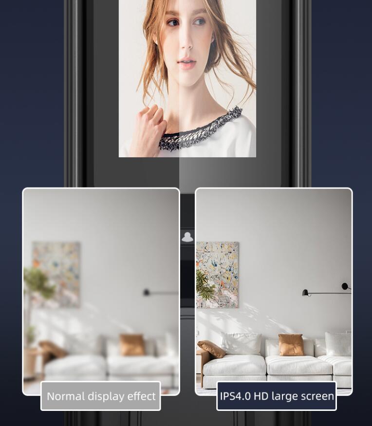 Tuya全自動スマートドアロック、3D顔認証と指紋認証による - Smart Door Lock のレビューと価格