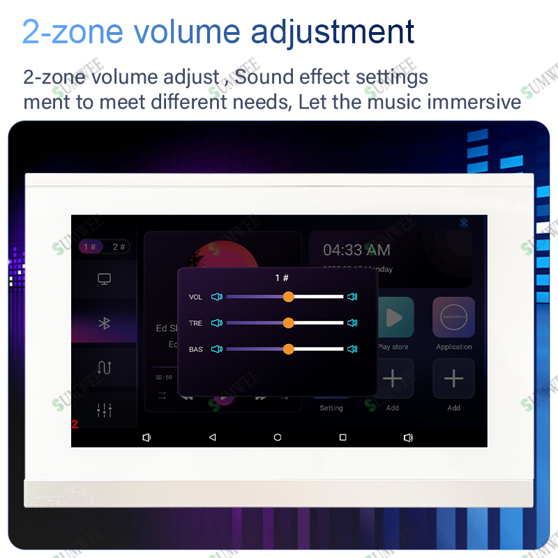 ホームスマート Auido 壁アンプ 8x30W 電源 WI - Smart Home Touchscreen Control Panel のレビューと価格