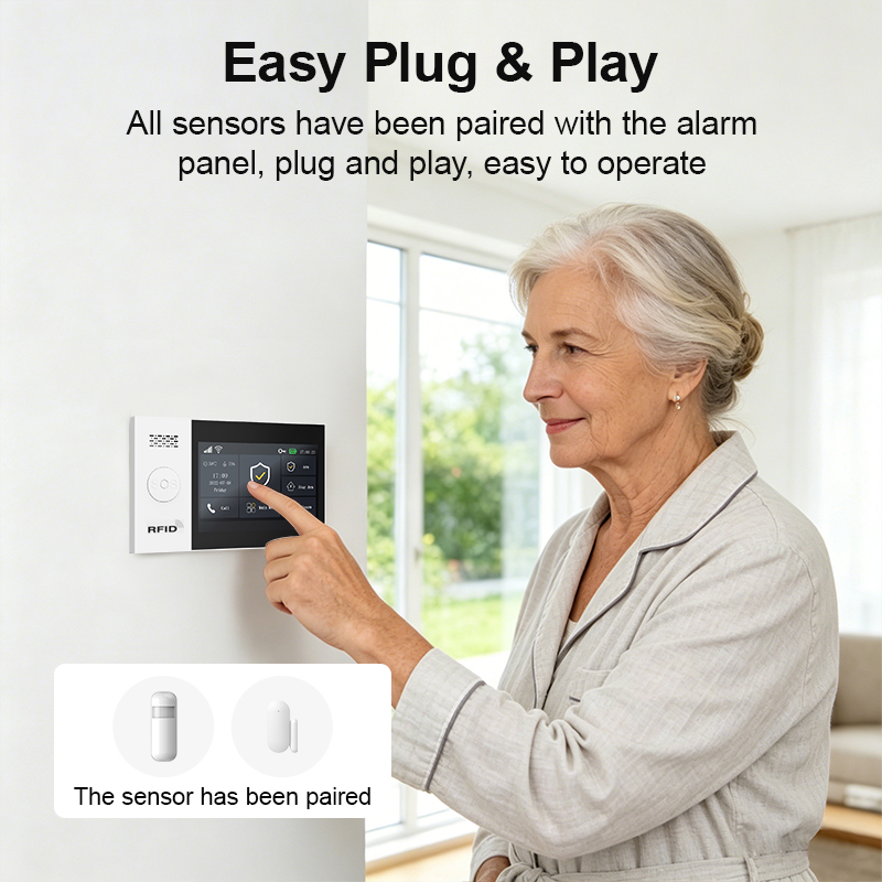 PGST 2G GSM WiFi 警報システムキット ワイヤ - Home Automation Kit のレビューと価格