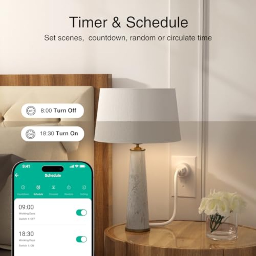 プラグ、WiFiスマートプラグはAlexaとGoogle H - Smart Home Hub のレビューと価格
