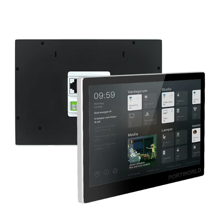 スマートホームダッシュボードタブレット 10インチ埋め込み型 - Smart Home Control のレビューと価格