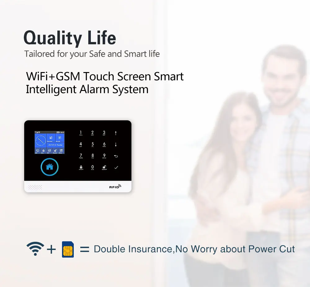 PGSTインテリジェントアラームデバイス、433MHzアンチ - Home Automation Kit のレビューと価格