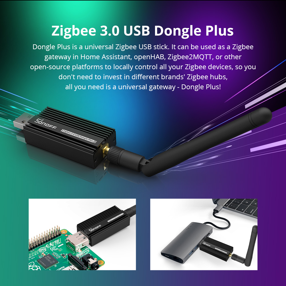 SONOFF Zigbee 3.0 USBドングルプラス Z - Smart Home Registration のレビューと価格