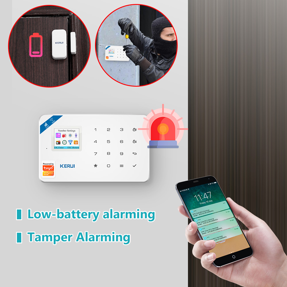 KERUI W181 警報システム Secutrity ホー - Home Automation Kit のレビューと価格