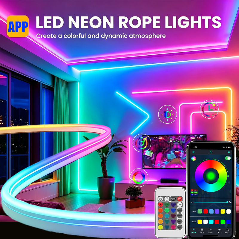 スマートUSB電源RGBネオンLEDストリップライト調光可能 - Smart Power Strip のレビューと価格
