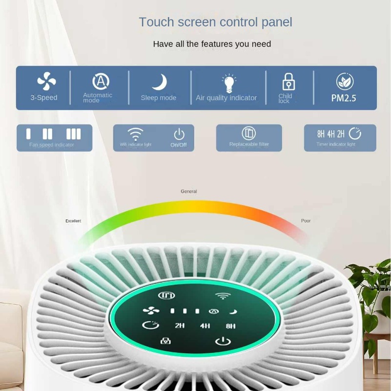 アプリ制御付きスマートホーム空気清浄機 スマート空気清浄機は - Smart Home Control のレビューと価格