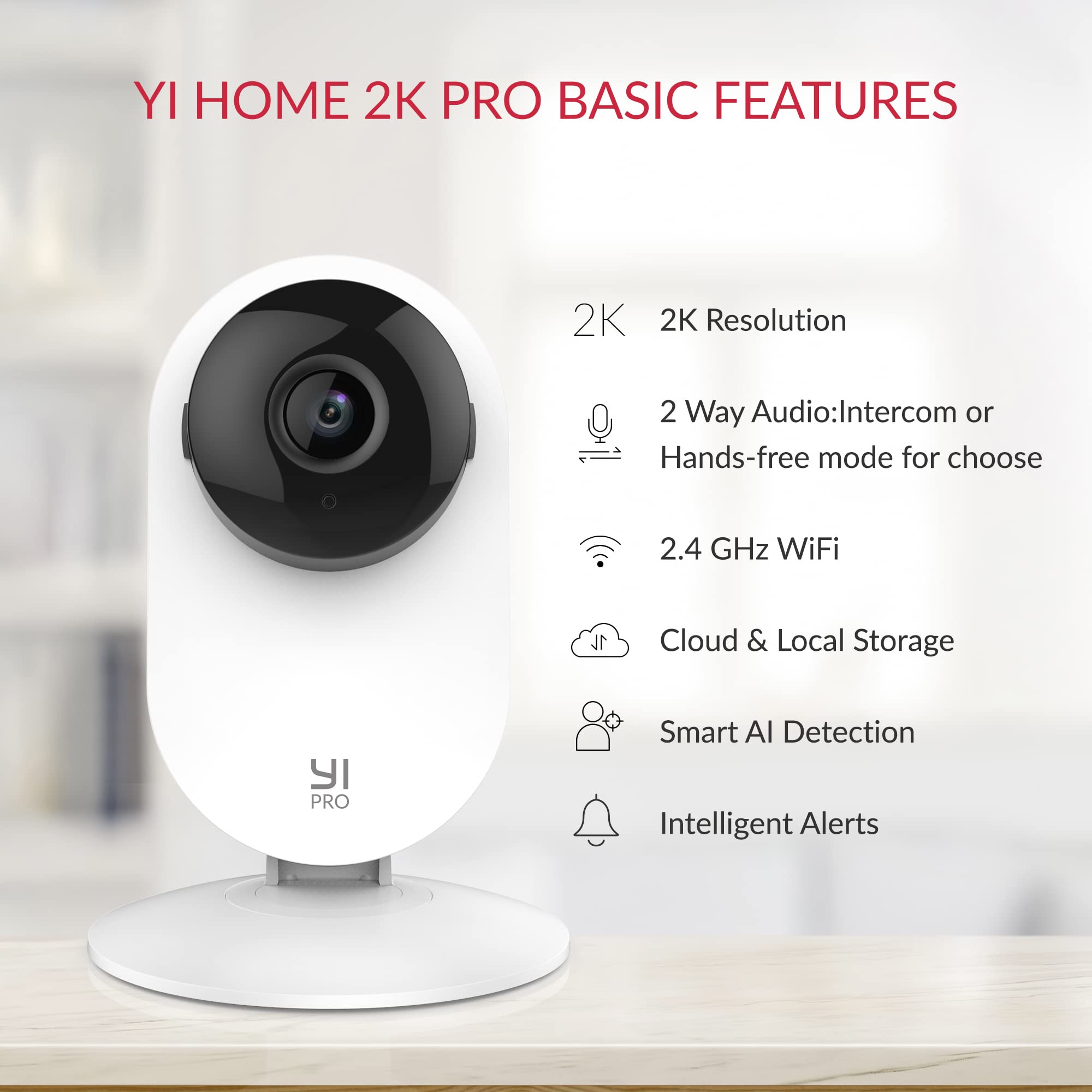 YI 2K 3MP カメラ 2/4 パック ホームキット I - Eufy Camera E220 のレビューと価格
