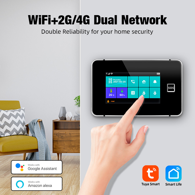 KERUI 4.3インチタッチスクリーンホームアラームシステ - Home Automation Kit のレビューと価格