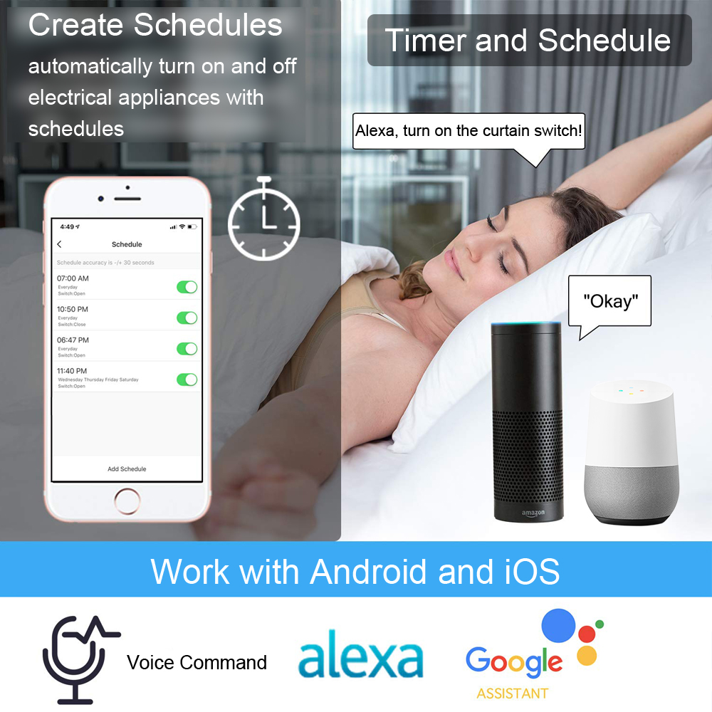 Tuya Smart Life WiFi カーテン ブライン - Home Automation Kit のレビューと価格