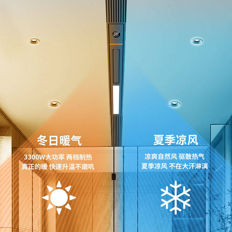 リニアバスルームヒーター スマート温風送風機 ハニカム天井一 - Smart Bathroom Fan のレビューと価格