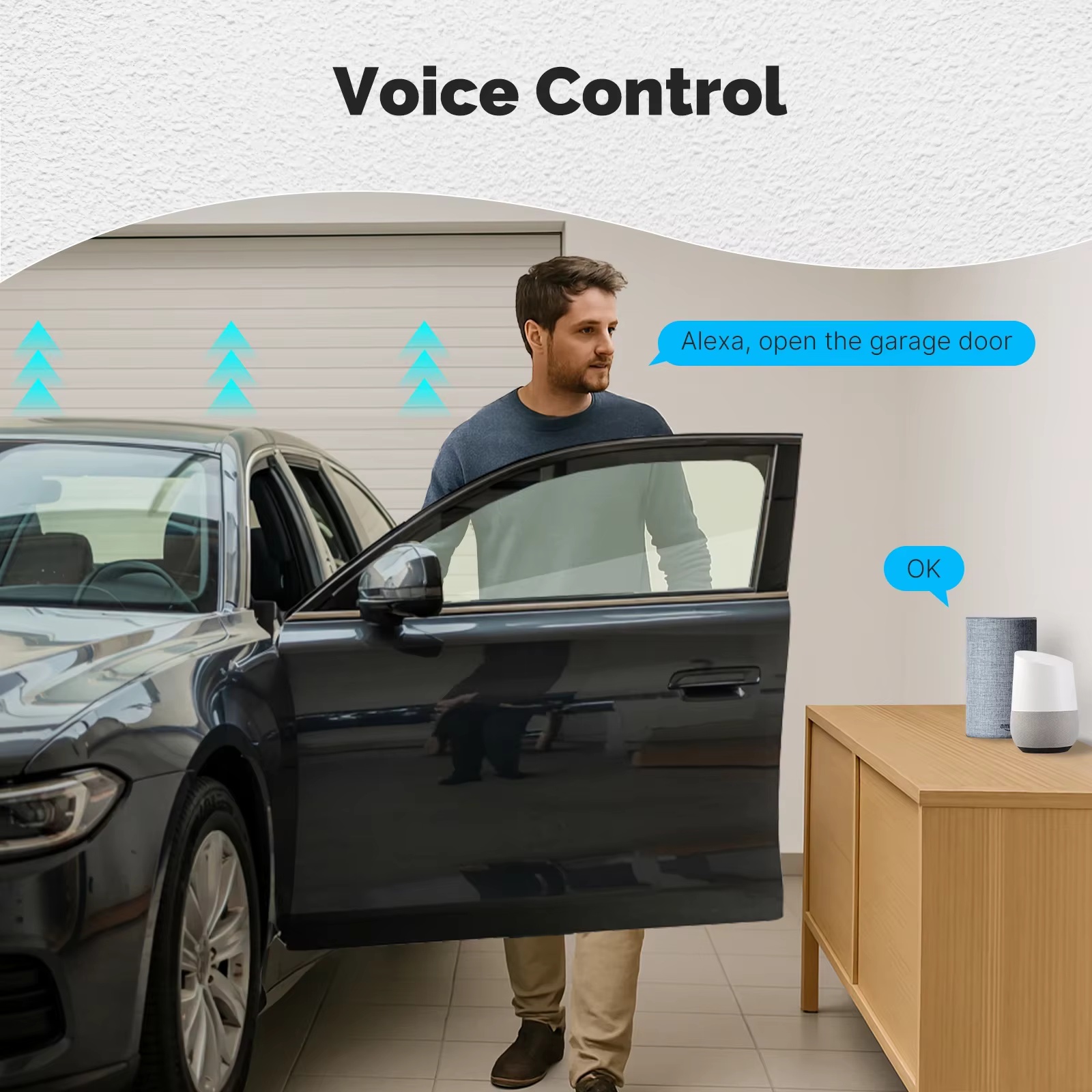 MOES Zigbee ガレージドアコントローラーモジュール - Smart Home Moes のレビューと価格