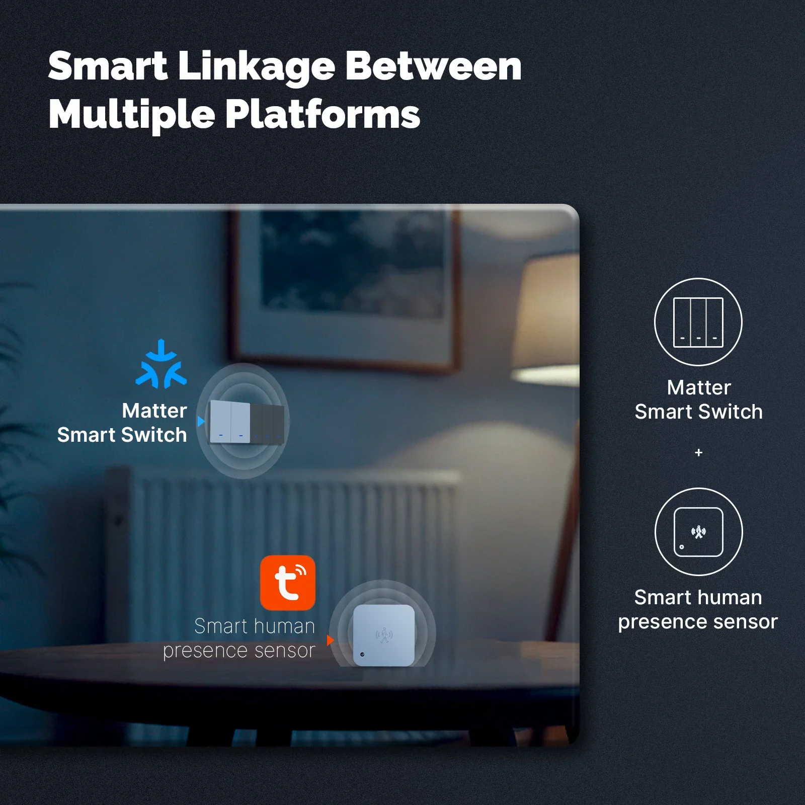 MOES Matter Tuya WiFi スマートライトボ - Smart Home Moes のレビューと価格