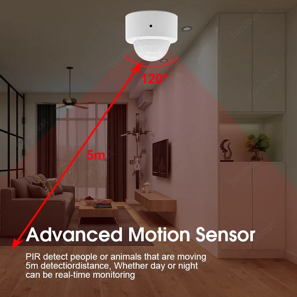 Zigbee 3.0 人感センサー PIR 赤外線検出器 ス - Smart Home Hub のレビューと価格