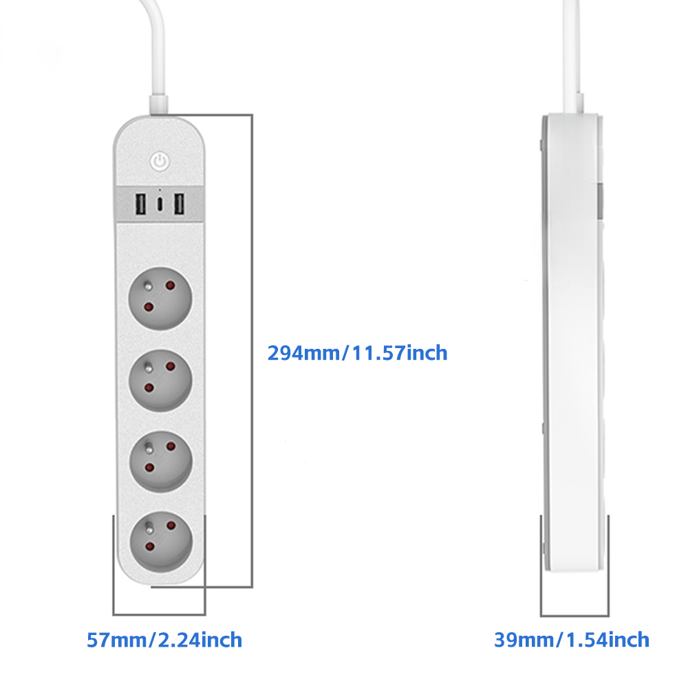 LELLKI FR WiFi Tuya スマート電源タップ  - Smart Power Strip のレビューと価格