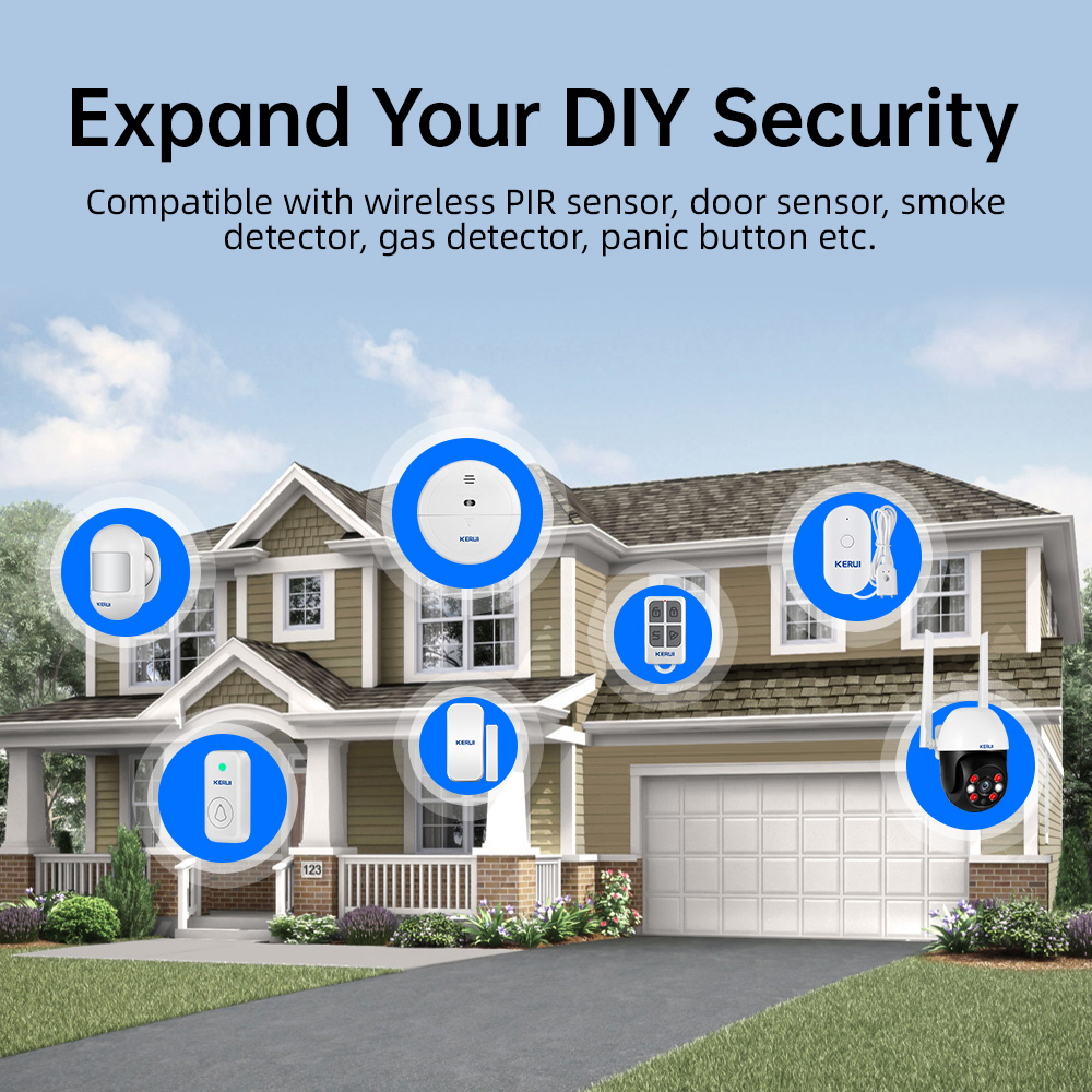 KERUI Tuya ワイヤレスホームアラームキット スマー - Home Automation Kit のレビューと価格