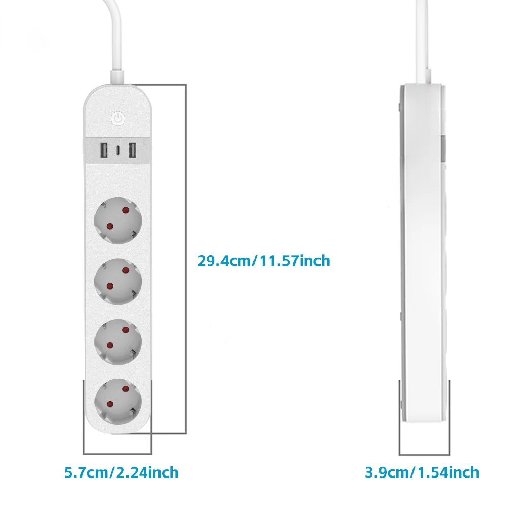 BORUIDAPLS EUプラグ WiFiスマート電源タップ - Smart Power Strip のレビューと価格