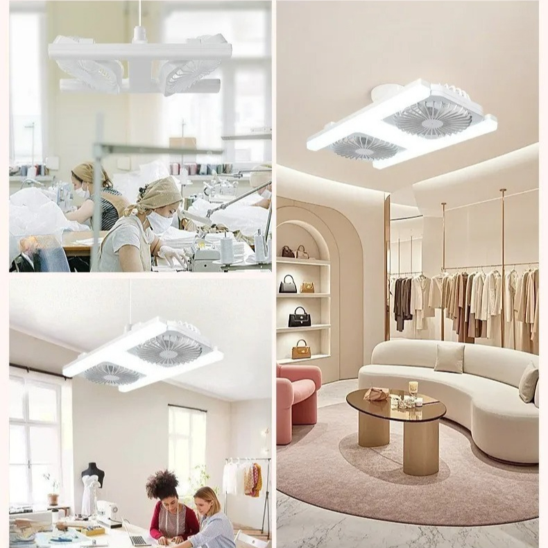 E27 ファンライト リモコン付き 調光速度制御 H型ランプ - Smart Bathroom Fan のレビューと価格