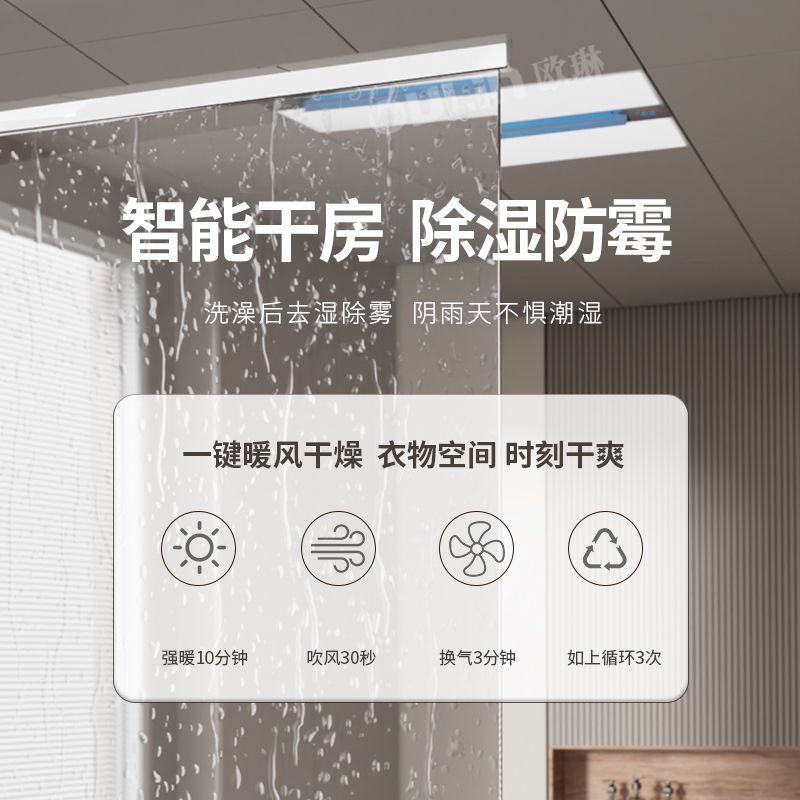 スマート3-in-1浴室天井ヒーター - 排気ファン、照明、 - Smart Bathroom Fan のレビューと価格